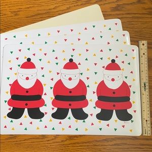 Christmas Santa Claus Placemats (set of 4) holiday